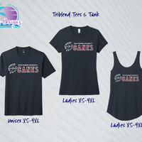 PHU Swim & Dive 24 Canes Navy Triblend Tees & Tank