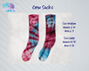 PHU Swim & Dive 24 Tie Dye Logo Crew Socks