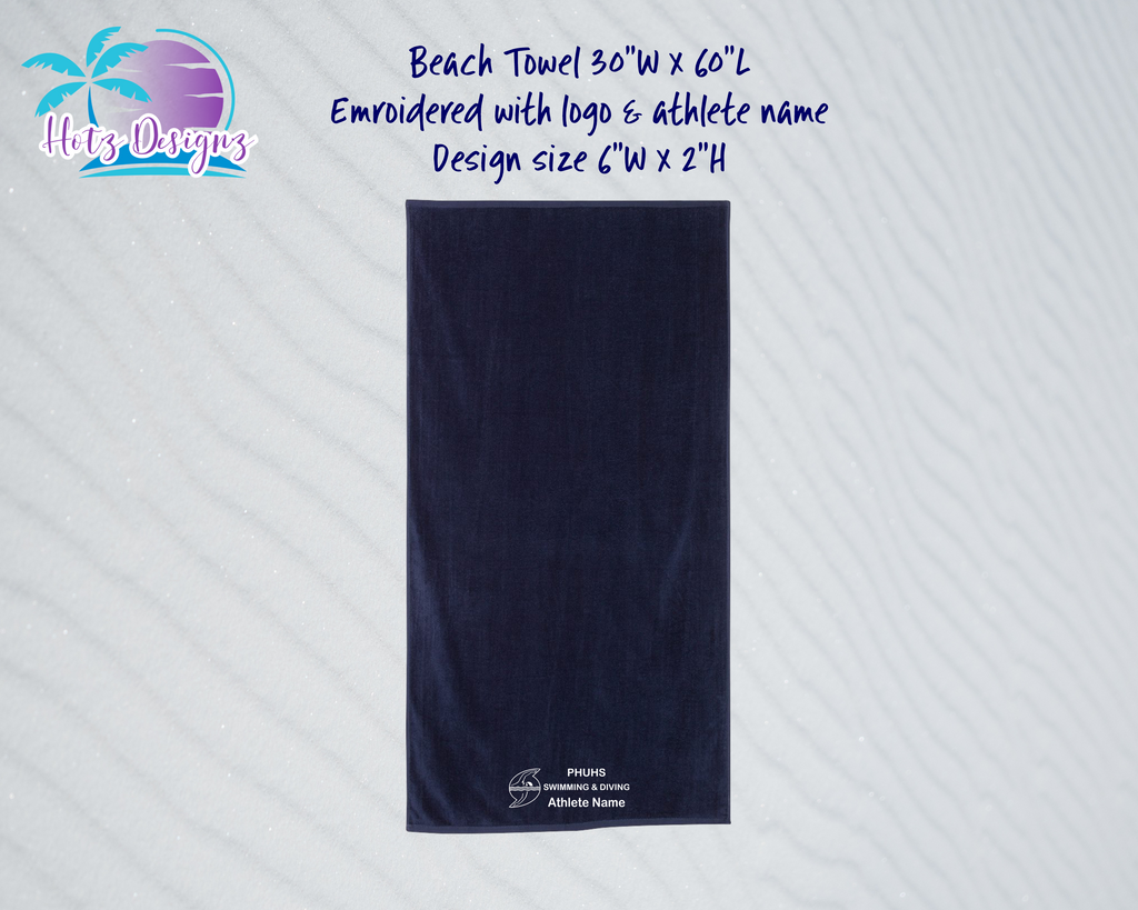 PHU Swim & Dive Beach Towel