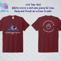 PHU Swim & Dive 24 Hurricanes Athlete Vino Red Triblend Tee