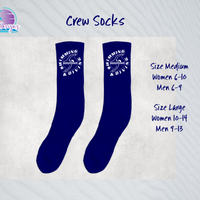 PHU Swim & Dive 24  Logo Crew Socks (3 color options)