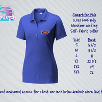 PYP Piranhas Ladies DriFit Polo (4 color options)