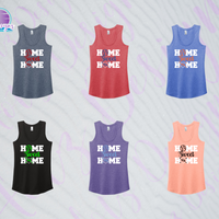 SHLL BSBL Home Ladies Tri-Blend Racerback Tank (6 Color Options)