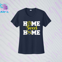 SHLL BB Home Ladies Dri Fit Tee  (Navy, Royal, Orange, Cardinal, Purple)