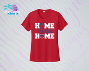 SHLL BSBL Home Ladies Dri Fit Tee (Red, Black, Columbia, Green)