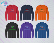 SHLL BSBL Laces Unisex Dri Fit Long Sleeve Tee (6 color options)