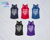 SHLL BSBL Stole It Ladies Dri Fit Racerback Tank (Navy, Red, Royal, Black, Purple)