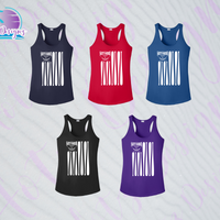 SHLL SFTBL Flag Unisex Dri Fit Sleeveless Tee (Navy, Red, Royal, Black)