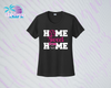 SHLL SB Home Ladies Dri Fit Tee (Black, Teal, Hot Pink, Charcoal)