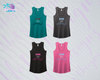 SHLL SFTBL Laces Ladies Tri-Blend Racerback Tank (6 Color Options)