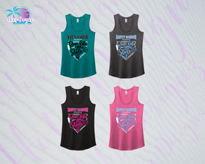 SHLL SFTBL Stole It Ladies Tri-Blend Racerback Tank (6 Color Options)