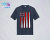 SHLL BB Flag YOUTH Dri Fit Tee  (Navy, Royal, Orange, Cardinal, Purple)