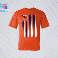 SHLL BB Flag YOUTH Dri Fit Tee  (Navy, Royal, Orange, Cardinal, Purple)