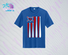 SHLL BB Flag YOUTH Dri Fit Tee  (Navy, Royal, Orange, Cardinal, Purple)