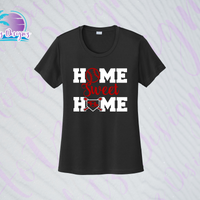 SHLL BB Home Ladies Dri Fit Tee (Red, Black, Columbia, Green)