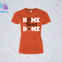 SHLL BB Home Ladies Dri Fit Tee  (Navy, Royal, Orange, Cardinal, Purple)