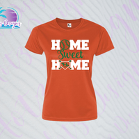 SHLL BB Home Ladies Dri Fit Tee  (Navy, Royal, Orange, Cardinal, Purple)