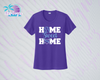 SHLL BB Home Ladies Dri Fit Tee  (Navy, Royal, Orange, Cardinal, Purple)