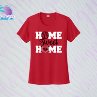 SHLL BB Home Ladies Dri Fit Tee (Red, Black, Columbia, Green)