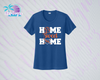 SHLL BB Home Ladies Dri Fit Tee  (Navy, Royal, Orange, Cardinal, Purple)