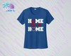 SHLL BB Home Ladies Dri Fit Tee  (Navy, Royal, Orange, Cardinal, Purple)