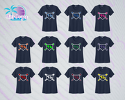 SHLL BSBL Logo Ladies Dri Fit Tee