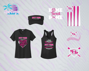 SHLL BSBL Pink Collection Ladies Dri Fit