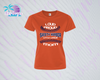 SHLL BB Loud Proud Mom Ladies Dri Fit Tee (Navy, Royal, Orange, Cardinal)