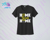 SHLL SB Home Ladies Dri Fit Tee (Black, Teal, Hot Pink, Charcoal)