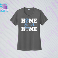 SHLL SB Home Ladies Dri Fit Tee (Black, Teal, Hot Pink, Charcoal)