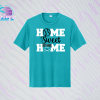 SHLL SB Home Unisex Dri Fit Tee (Black, Teal, Hot Pink, Charcoal)