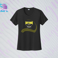 SHLL SB  Laces Ladies Dri Fit Tee (Black, Teal, Hot Pink, Charcoal))