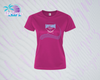 SHLL SB  Laces Ladies Dri Fit Tee (Black, Teal, Hot Pink, Charcoal))