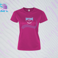 SHLL SB  Laces Ladies Dri Fit Tee (Black, Teal, Hot Pink, Charcoal))