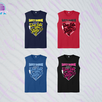 SHLL SFTBL Stole It Unisex Dri Fit Sleeveless Tee (Navy, Red, Royal, Black)