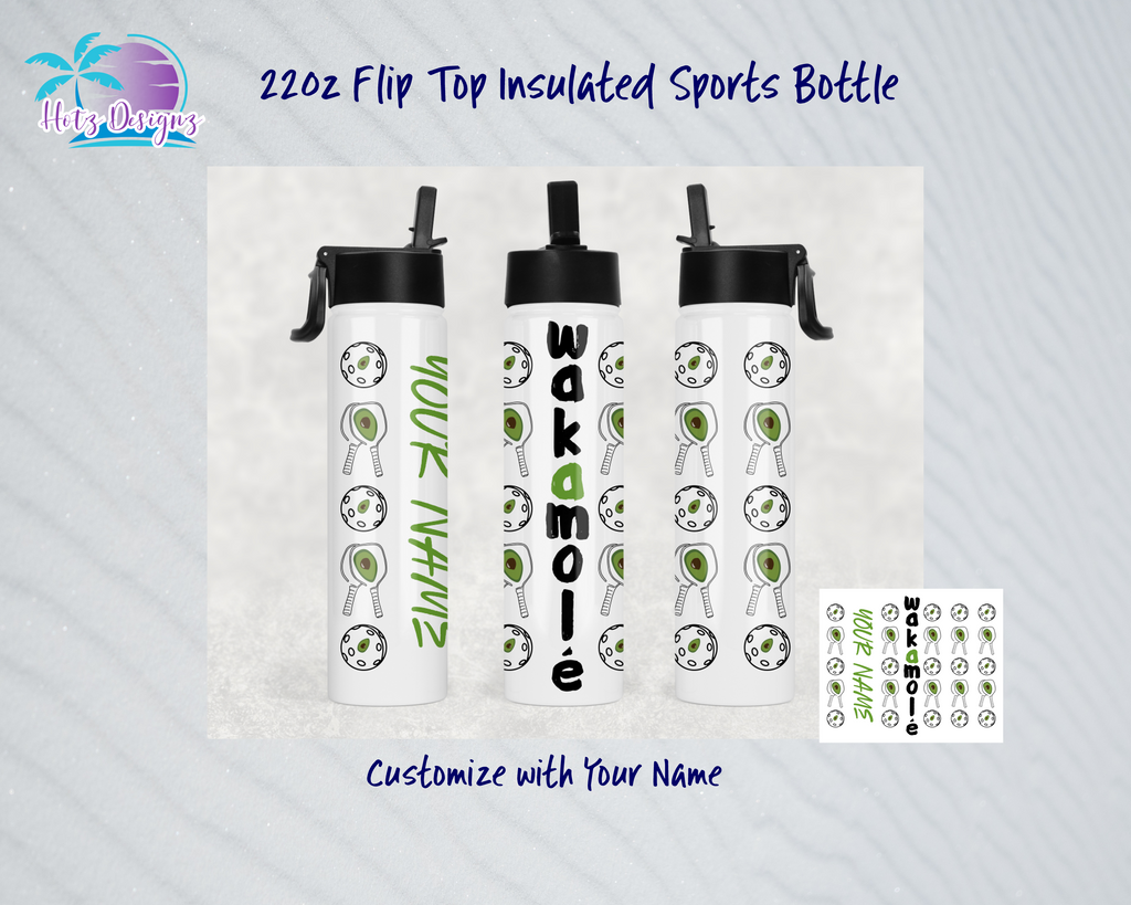 Wakamole 22oz Sports Bottle