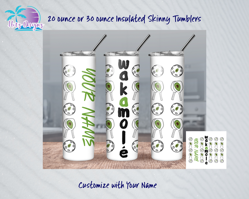 Wakamole 20oz or 30oz Skinny Tumbler