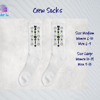 Wakamole Crew Socks