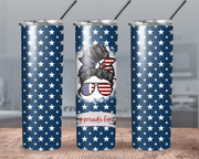 Proud & Free Skinny Tumbler