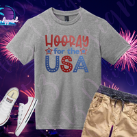 4th of July - Hooray for the USA Boys' Shirt