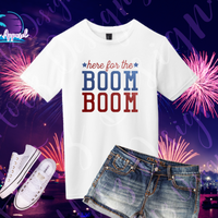 4th of July - Here for the Boom Boom Girls' Tank Top / Shirt