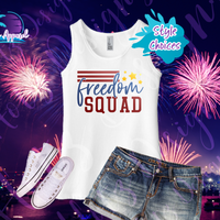 4th of July - Freedom Squad Girls' Tank Top / Shirt