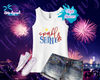 4th of July - Sparkle and Shine Girls' Tank Top / Shirt