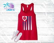 Baseball Home Plate Flag Women's Tank Top