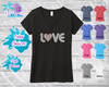 Baseball Love Women's Rhinestone Tank Top / Shirt