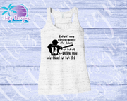 Behind Every Ball Player Ladies' Tank Top