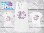Bay Area Gymnastics Rhinestone Logo White Shirts