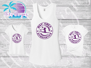 Bay Area Gymnastics Logo White Shirts