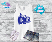 East Lake Cheer Megaphone Girls' Glitter Tank Top