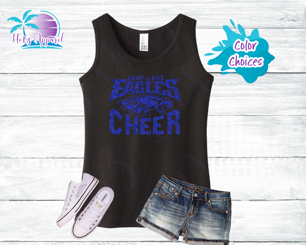 East Lake Eagles Cheer Girls' Glitter Tank Top